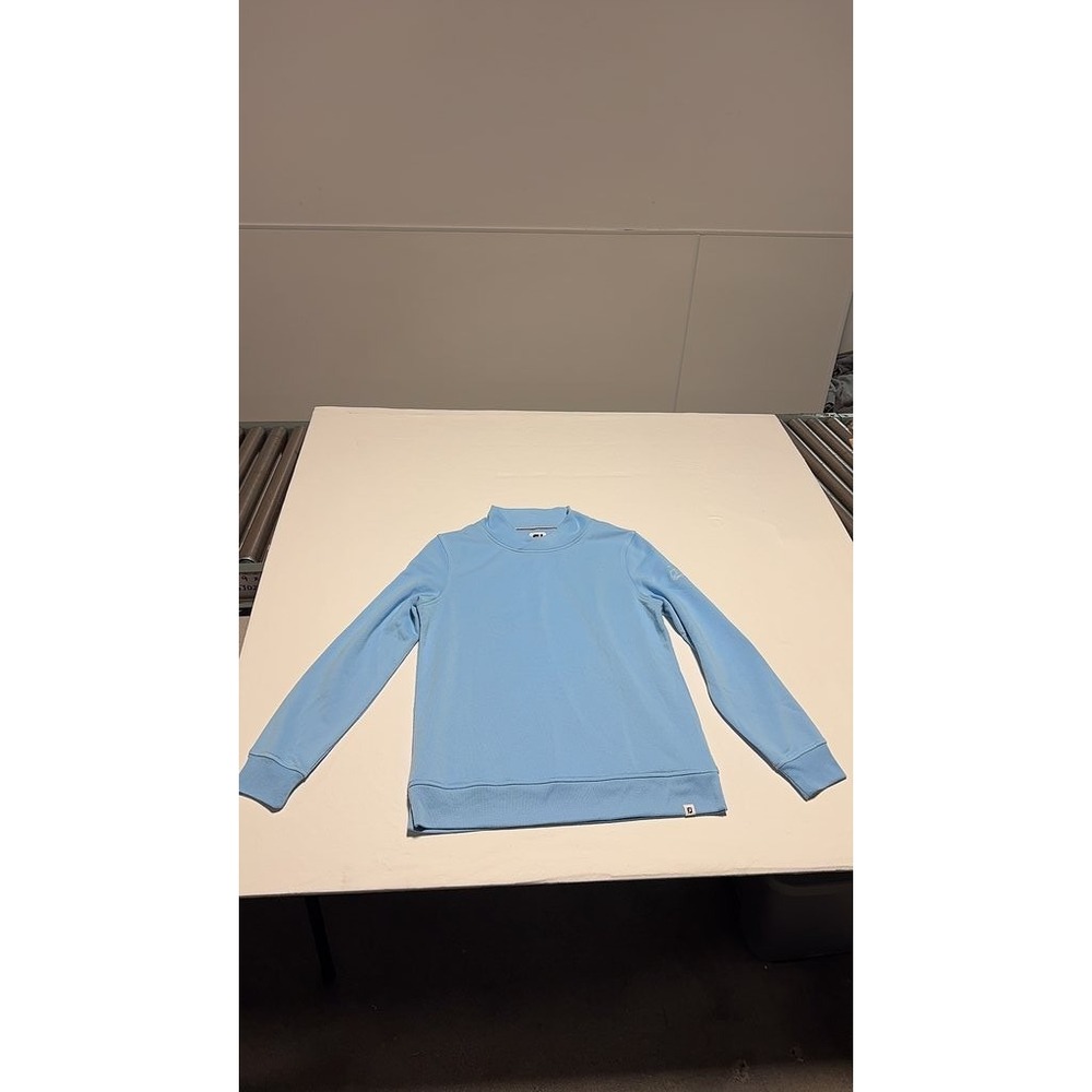 FootJoy Light Blue Crew Neck Sweatshirt Womens Medium Activewear Pullover